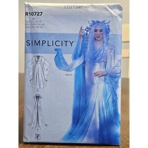 Simplicity R10727 Misses Fantasy Costume Size 6-14 Uncut Sewing Pattern Cosplay